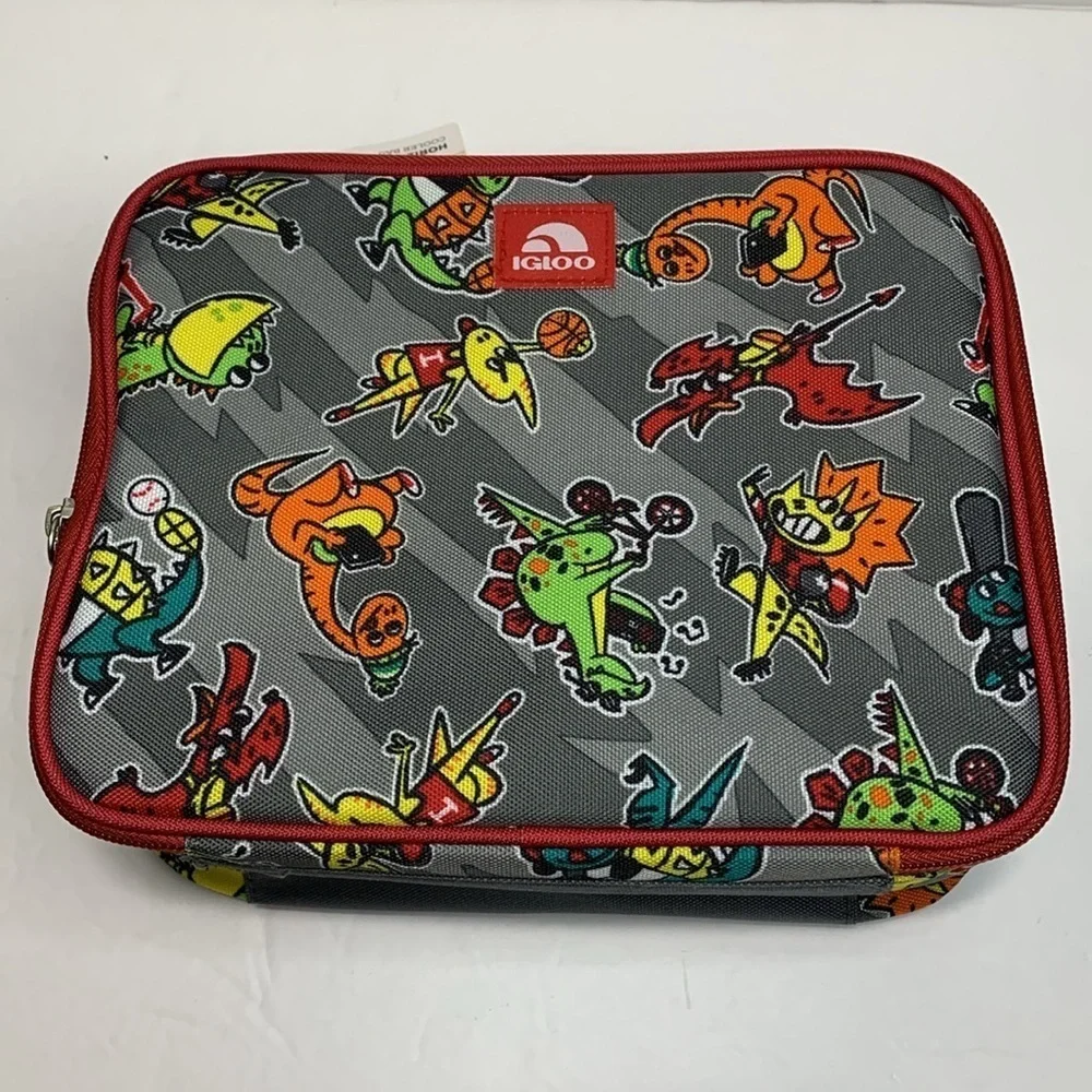 Igloo Kids Horizontal Lunch Cooler Bag Dinosaur NWT